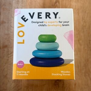 Colorful Wooden Stacking Rings